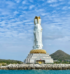 3三亚南海观音旅游景点祈福(一方净土，三柱清香，所念皆所愿，所愿皆所得；平安喜乐，顺遂无忧。)-喵神素材库