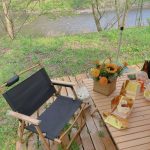 3度假旅游郊游宁波杏林湾露营基地下午茶( 送了一壶茶)-喵神素材库