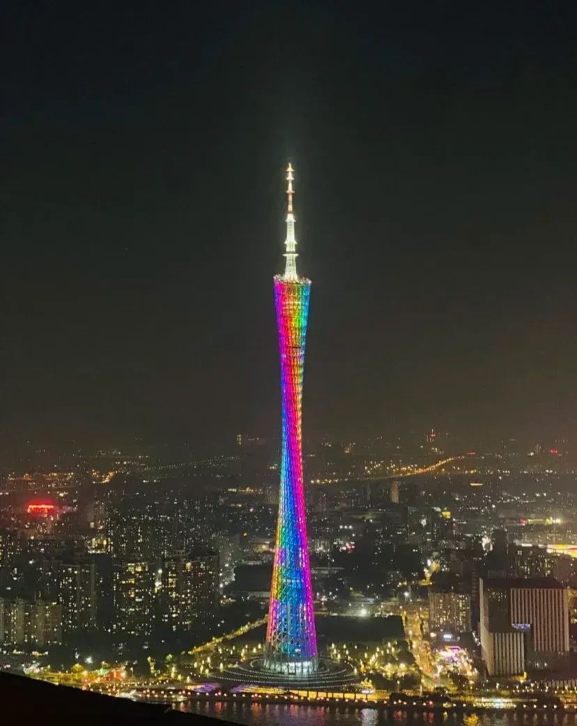 4珠江新城柏悦酒店出差旅游夜景(被这美景惊艳到了)-喵神素材库
