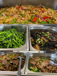 公司食堂午餐美食健康搭配午饭蔬菜自助午餐(公司食堂 自助餐)-喵神素材库