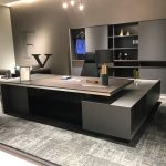 3办公室办公家具办公桌收藏柜(偏灰色系列，对现场装修风格要求比较高现代感强，这种风格不错)-喵神素材库