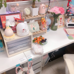 工作日常办公桌上班工位(最近有点忙哦 好想出去玩哦 疫情什么时候才能放过我们呀 )-喵神素材库