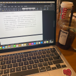 学习，电脑(期末了就是一整个干作业的大动作！冰美式就是期末的仪式感就是喝了可以一整天不想吃饭)-喵神素材库