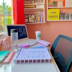 学习笔记文具书桌(所有的成功，都来自于不倦的努力和奔跑；所有幸福，都来自平凡的奋斗和坚持，你无法找到捷径。 只要你愿意，并且为之坚持，总有一天，你会活成自己喜欢的那个模样。)-喵神素材库