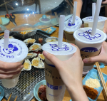 美食烤肉牛肉扇贝奶茶鸡蛋蛋糕吃饭( 干杯)-喵神素材库