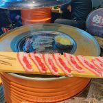 4肉林铁桶炭火烤肉啤酒兄弟聚会(金枪鱼拌饭很好吃 )-喵神素材库