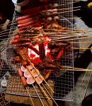 在家烧烤宵夜聚会美食( 在家烧烤)-喵神素材库