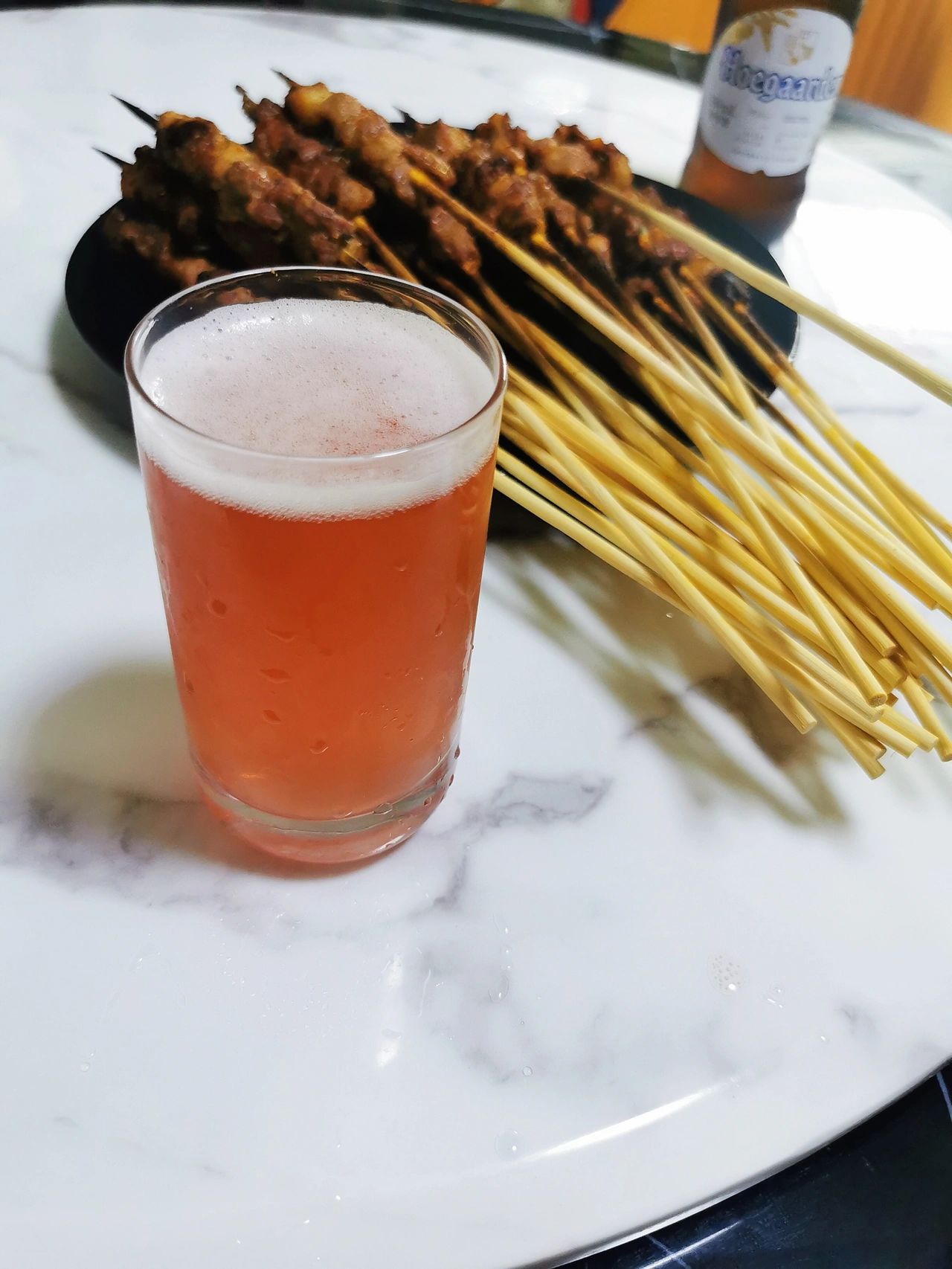烧烤烤串撸串夜宵喝酒(新疆羊肉串)-喵神素材库