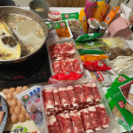 火锅美食拍照分享聚餐(在朋友家吃 好撑 )-喵神素材库