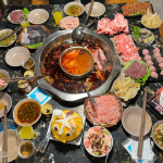 3火锅美食聚会(真的绝！太好吃了！！ )-喵神素材库