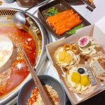 美食火锅聚会(我先来 鸭血 蟹棒 酥肉 海带芽)-喵神素材库