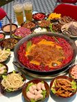 4美食火锅闺蜜聚会成都何平舅舅（中和店）(重庆火锅真的就这家最辣！重口味的朋友我估计会爱惨！红油味儿很重，绝对不会说不入味或者红油不纯！)-喵神素材库