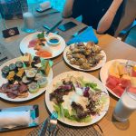 3美食闺蜜聚会料理日料三文鱼海洋馆餐厅三亚海棠湾洲际酒店海底餐厅( 一般去这家餐厅吃饭都是冲着环境去拍照的)-喵神素材库