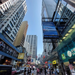 3城市风景建筑摄影拍照香港旺角街拍逛街( 这么多人，周末愉快)-喵神素材库