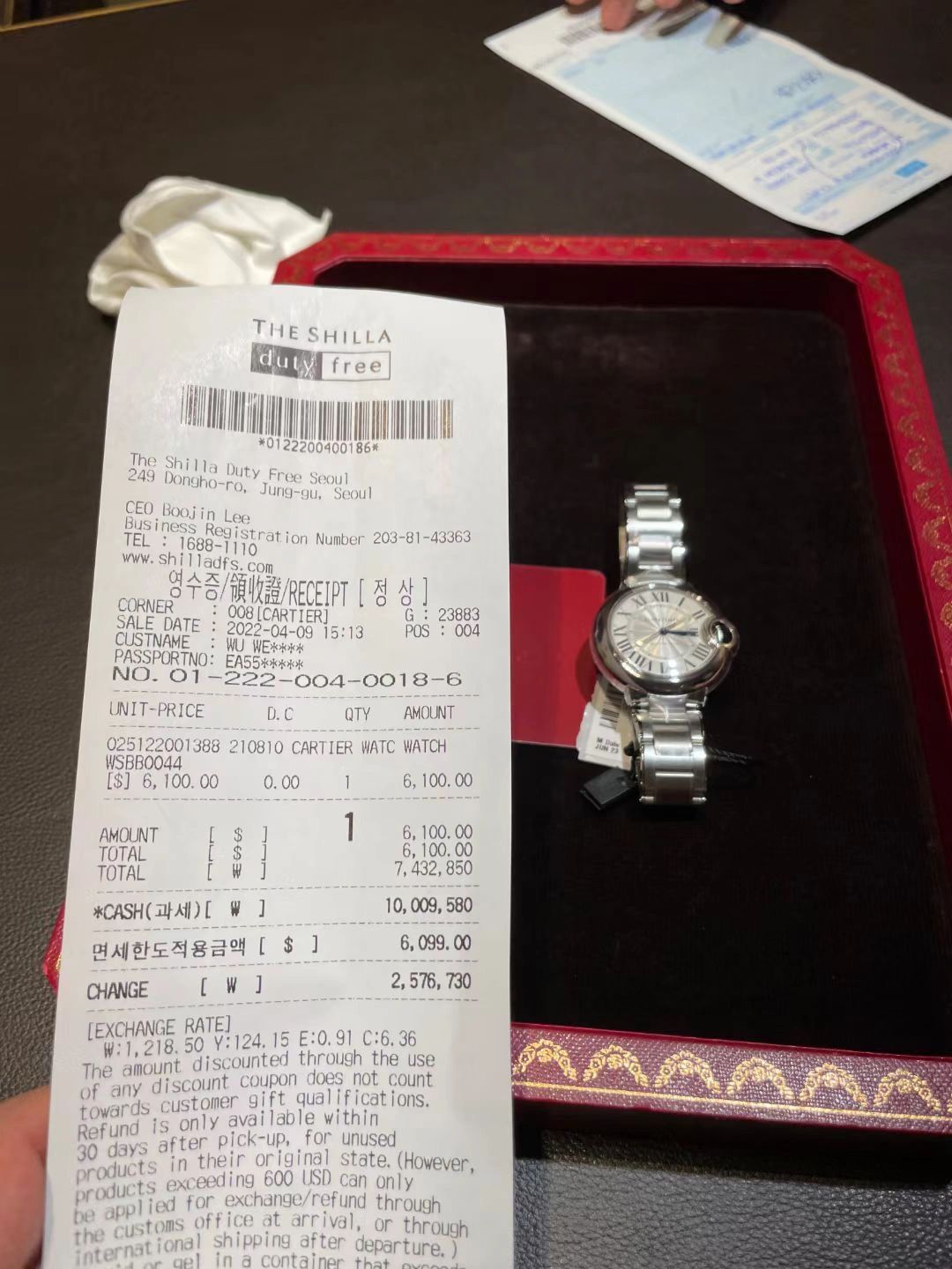 3奢侈品购物腕表卡地亚(比咱们国内便宜啊)-喵神素材库