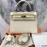 3奢侈品购物爱马仕女包(奶油白)-喵神素材库