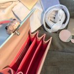 3奢饰品收到礼物购物女包宝格丽开箱(还是挺能装的啊)-喵神素材库