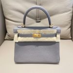 3奢侈品购物爱马仕女包( 锡器灰金扣 )-喵神素材库