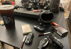 喝茶茶具茶器煮茶泡茶茶台茶宠茶桌星巴克饮品烟车钥匙( 忙里偷闲)-喵神素材库