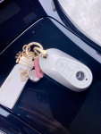 2奔驰钥匙套豪车车内白天驾驶(买了喜欢的车车  怎么能不配个好看的钥匙套  很可耐～)-喵神素材库