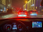 4奢饰品奔驰车内饰晚上夜景(我的是2.0T的发动机奔驰C  我的车真好看  新款奔驰C  )-喵神素材库