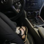 3豪车本事内饰女司机穿搭纹身(穿凉鞋开车不太方便)-喵神素材库