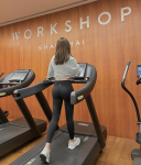 健身，健身房，运动，跑步机，瘦身，蜜桃臀(最近每天坚持健身、练臀（建议大家去搜一些用弹力带练臀的方法）每天只吃牛奶麦片（不会胖 可以随意吃）十天的时间 明显臀线上升 屁股变翘了  气质变好了)-喵神素材库