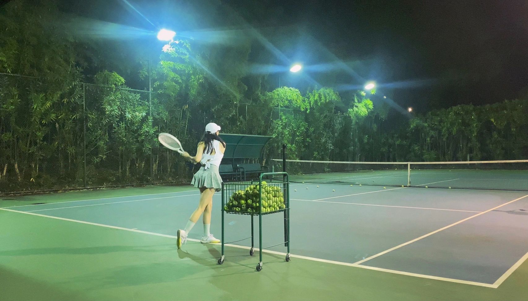 网球场网球运动健身美女穿搭(网球女孩 )-喵神素材库