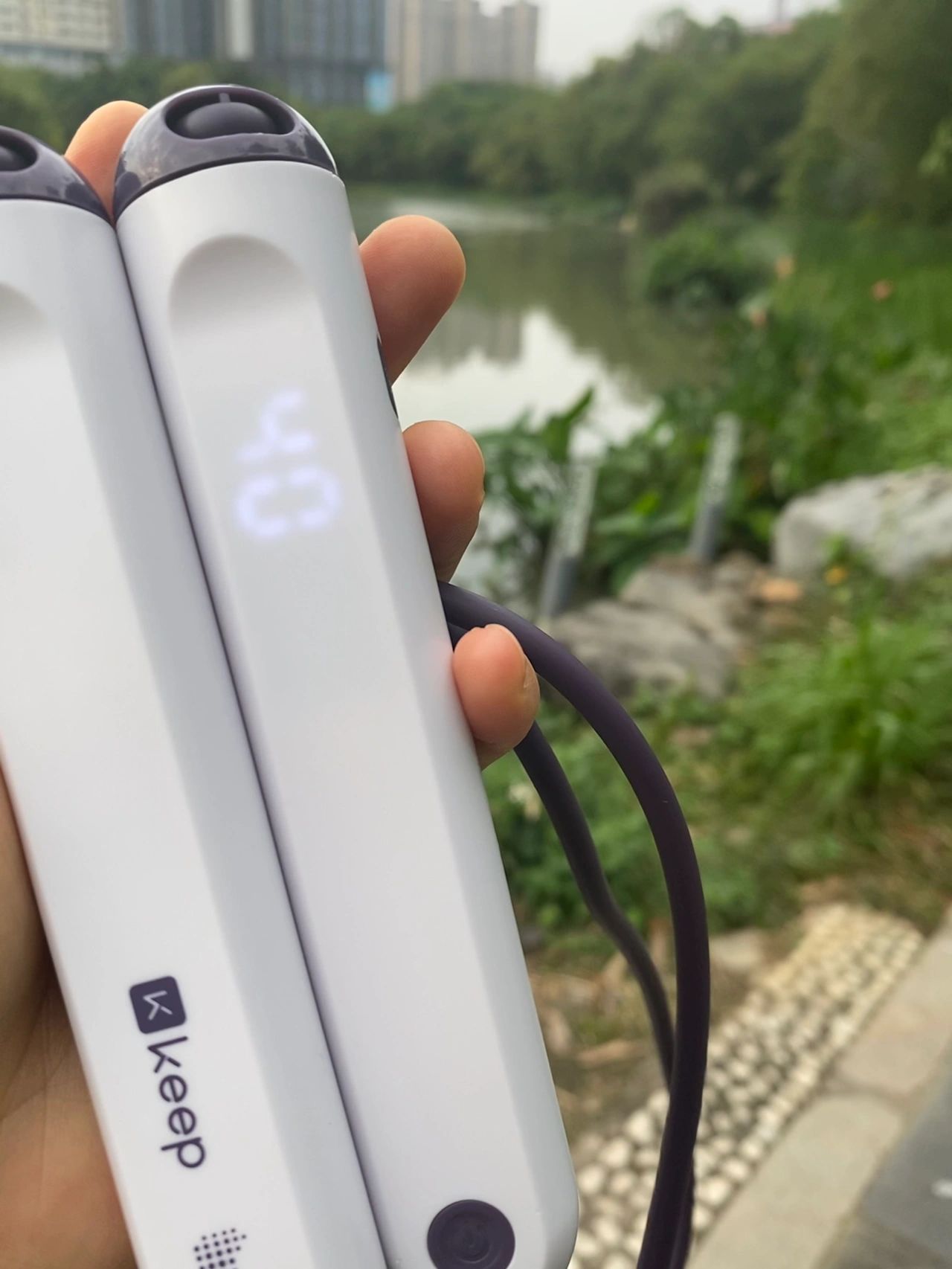 跳绳运动健身减肥风景散步(跳绳减肥 )-喵神素材库