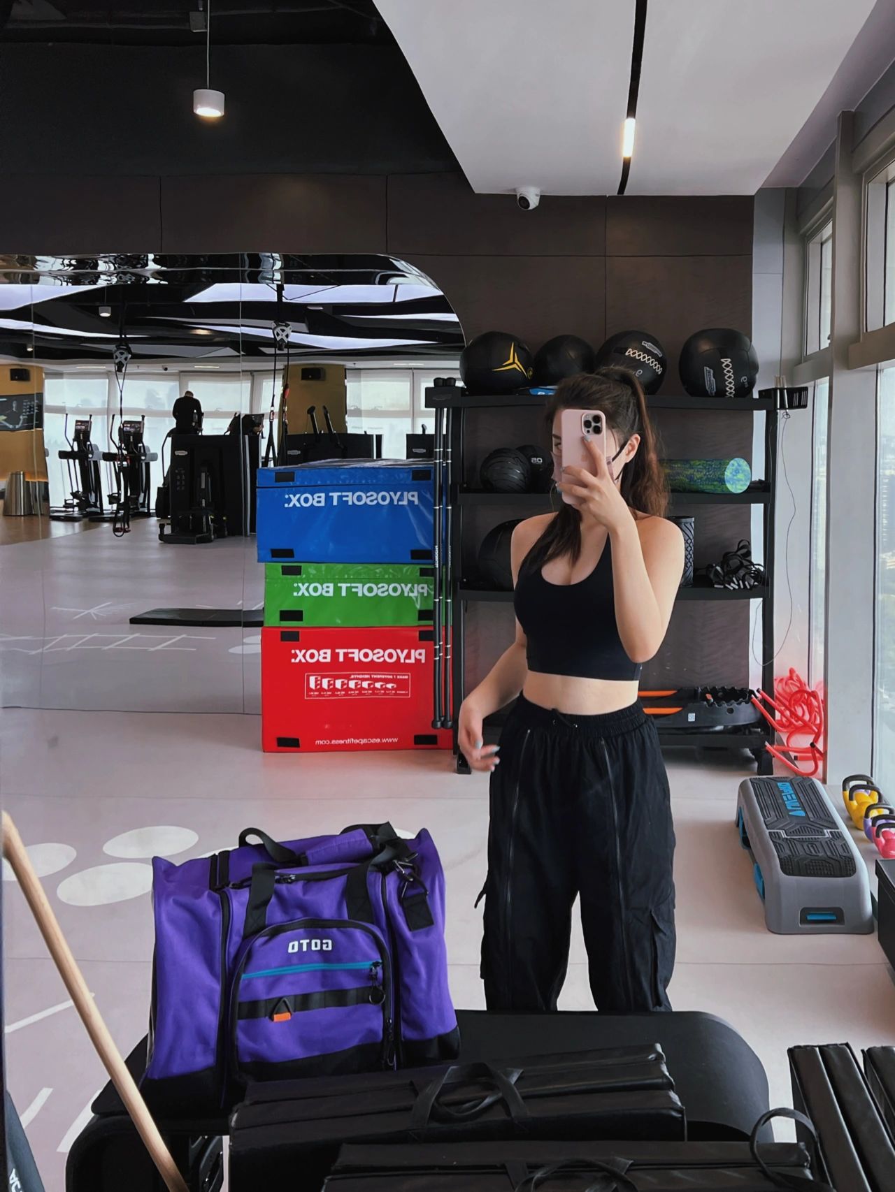 3健身锻炼减肥美女运动(健身保持身材)-喵神素材库
