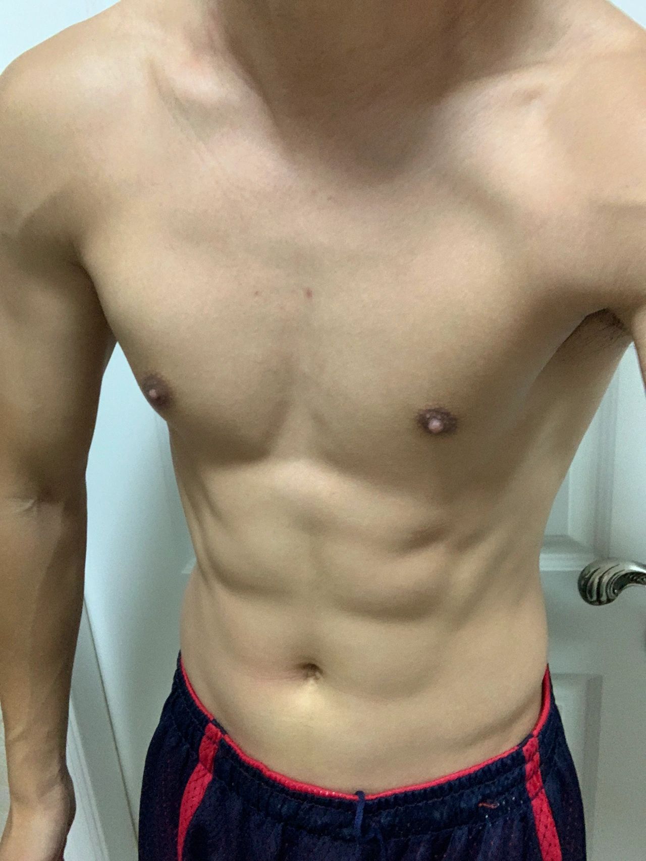 健身运动胸肌腹肌(努力练起来)-喵神素材库