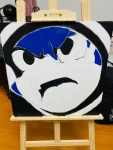 画画绘画装饰画艺术作品(发现调色才是万里长征第一步，调了半天调不到想要的颜色，上色就更不用说了，还是手抖，我都怀疑是不是得了帕金森)-喵神素材库