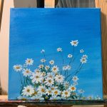 画画绘画装饰画艺术作品(一直都对雏菊热爱)-喵神素材库