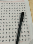 练字写字硬笔书法(记不清这是第几次开始拿起笔练字了，以前的每一次都有始无终，这次一定要坚持下去，产生质变)-喵神素材库