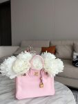 4爱马仕铂金包奢饰品插花礼物收到礼物(樱花粉跟奶昔白真的太美了 )-喵神素材库