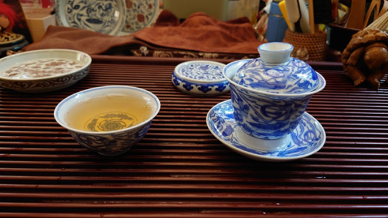 喝茶茶具茶器茶室茶生活茶艺(喜欢的仿清图案 )-喵神素材库