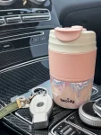 3百思迪草莓流心杯水杯吸管杯(粉粉嫩嫩的颜色搭配我的草莓牛奶！)-喵神素材库