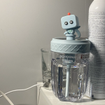 3小掌萌旗舰店水杯吸管杯(大脑袋小机器人太可爱咯)-喵神素材库