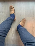 男鞋穿搭(试穿那一刻感觉自己又帅又有气质走路都带风. 现在呢?土鳖的感觉,也太丑了)-喵神素材库
