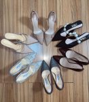 凉鞋高跟鞋穿搭(春夏最常穿的高跟鞋合影，都是超级显腿长的被我宠幸的宝贝儿们。土肥圆离不开尖头高跟啊)-喵神素材库