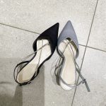 3凉鞋单鞋高跟鞋小CK(一直在纠结黑色or蓝色？平底or高跟？)-喵神素材库