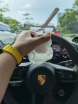 4保时捷豪车开车手表(单手吃雪糕)-喵神素材库