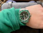 3奢侈品手表腕表劳力士腕表( 绿色充满了生机)-喵神素材库