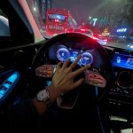 4卡地亞手表奢饰品装饰饰品开车夜景(星光不负赶路人)-喵神素材库