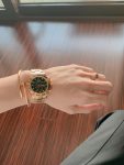 3奢侈品腕表手表劳力士迪通拿卡地亚手镯(今天带小绿溜溜该 )-喵神素材库