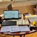 学习书籍笔记书桌笔记本网课课件(今日喜欢的句子：你的长夏永不凋落)-喵神素材库