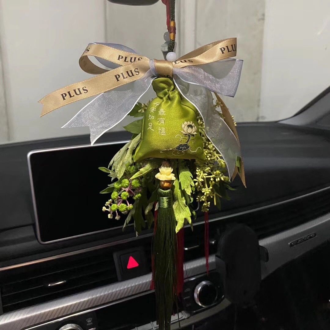 端午节艾草香包礼物祈福辟邪(端午车挂太可爱了)-喵神素材库