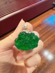 翡翠挂件翡翠礼物(绿码，马上有钱，寓意太好了)-喵神素材库