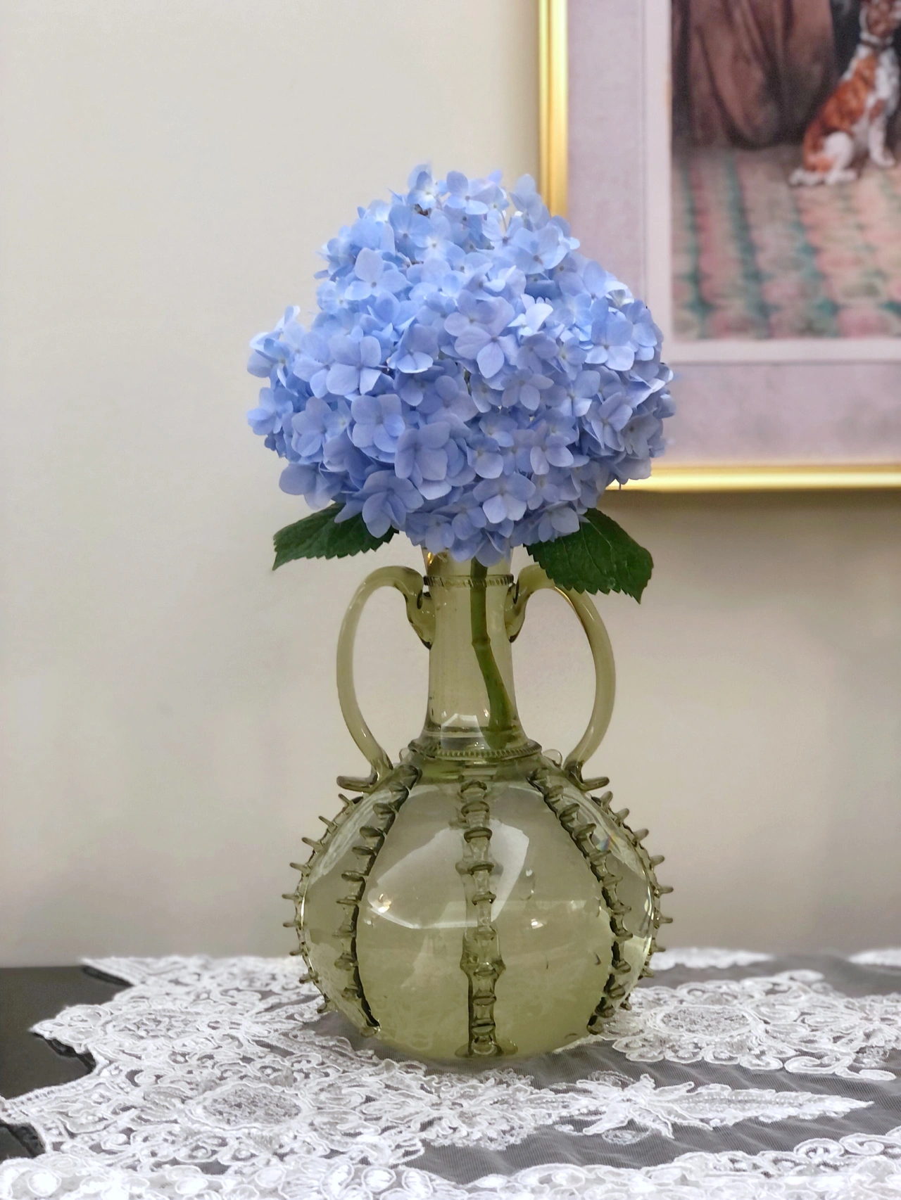 鲜花养花盆栽(仙仙的重瓣小凤仙，从秃秃的小杆养成小花团；我将拥有一棵粉色小树；虽然我家阳台暂不能实现切花自由，但偶尔任性摘一朵绣球插屋里还是可以的。)-喵神素材库