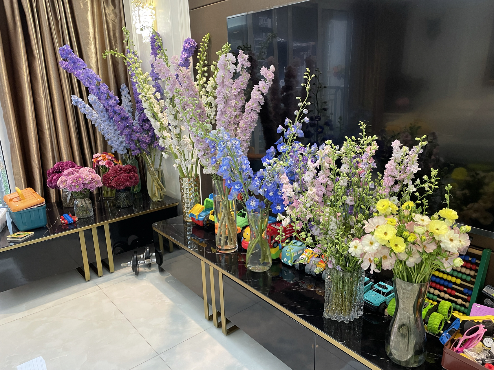 鲜花插花仪式感(听说集齐七个颜色，就可以召唤神龙！)-喵神素材库